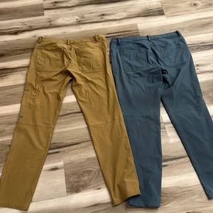 2 pairs of Lululemon abc classic pants, 36x34